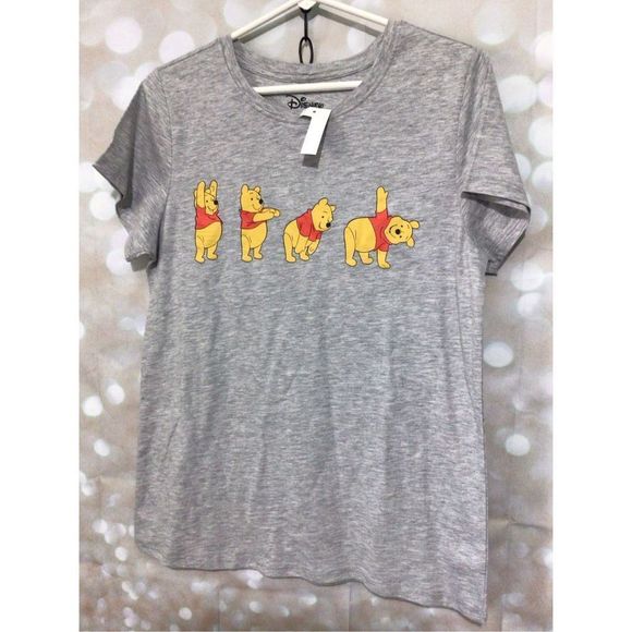 NWT Disney Tee “Winnie the Pooh” Tee Size Small Gray - Picture 14 of 14